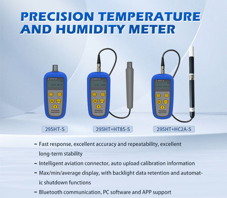 LCD Display Hand-held Digital Dry Wet Bulb Dew Point Temperature and Humidity Meter Hygrometer with Sensor