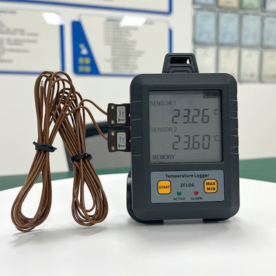 Industry Grade Digital USB Dual Channel T Type Temperature Data Logger -100-400 Range