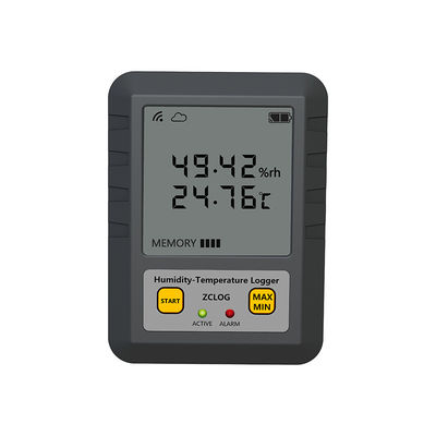 High Accuracy LCD Display Alarm Sensor Wireless Real Time Temperature Humidity Data Logger with WIFI