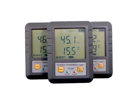 High Accuracy LCD Display Alarm Sensor Wireless Real Time Temperature Humidity Data Logger with WIFI