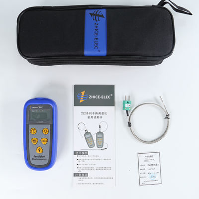 LCD Display Single Channel Thermistor RTD NTC Thermometer for High Precision Testing