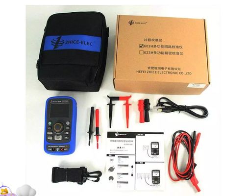 208*95*45mm Process Calibration Calibrator with High Accuracy Class and 4-20ma Volt Hz Output