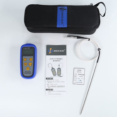 LCD Backlight Single Channel RTD Thermometer with Sensor 0.001C Resolution 142*61*28mm