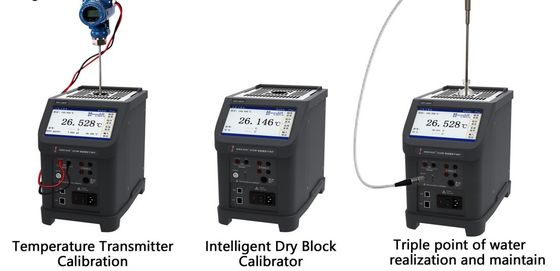 OEM Supported Portable 33-350 Degree Touch Screen Temperature Gauge Bath Calibration Dry Well Block Calibrator