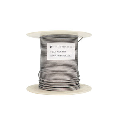 Single Core Alloy Braided Type K Thermocouple Probe With Plug For High Temperatures