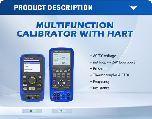 Multifunction Resistance Thermocouple Rtd Process Calibrator for Output Process Signal