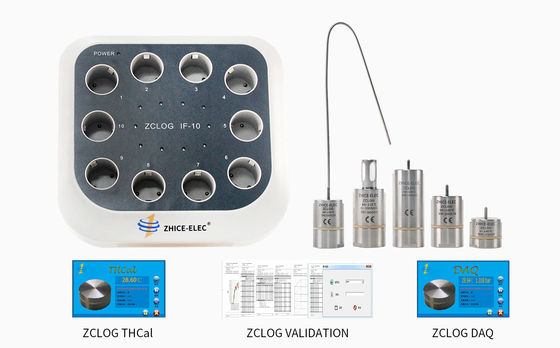 High Accuracy Wireless Temperature Pressure Data Logger Zhice-elec ZC02TPS with Adapter