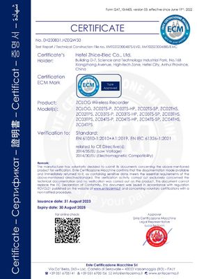 High Accuracy Wireless Temperature Pressure Data Logger Zhice-elec ZC02TPS with Adapter