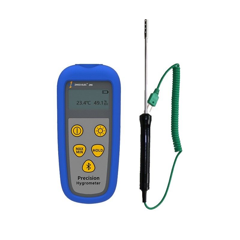 Grey WiFi PC Connected RTD NTC TC Temperature Testing Meter with 1.8 inch LCD Display