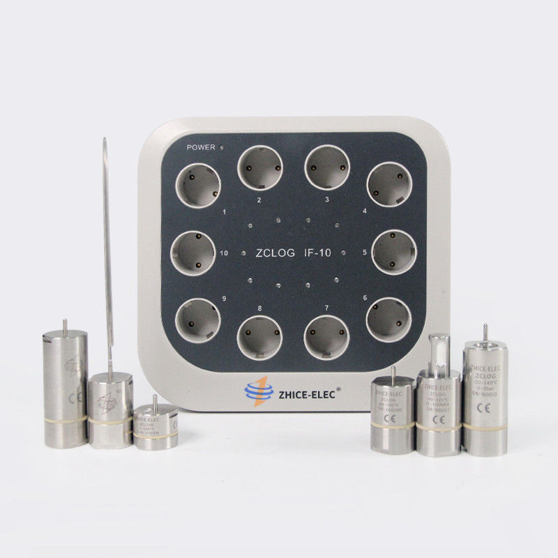 Multi 10 8 Channel Wireless Temperature and Pressure Data Logger for Autoclave ZCLOG DAQ