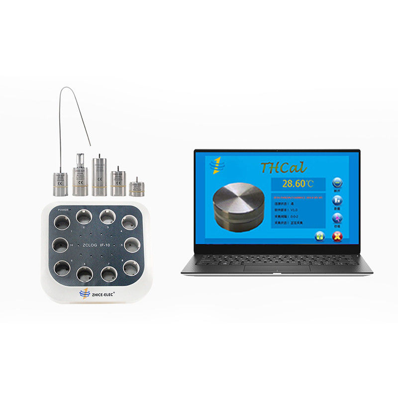 Stainless Steel Zhice Industrial Small Digital Smart Temperature Humidity Data Logger with Data Software